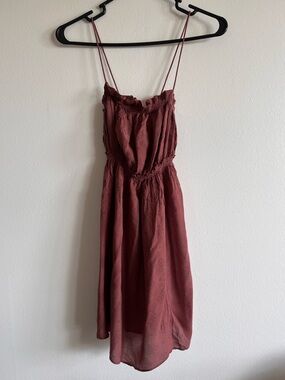 Free People Jolene Clay Mini Dress